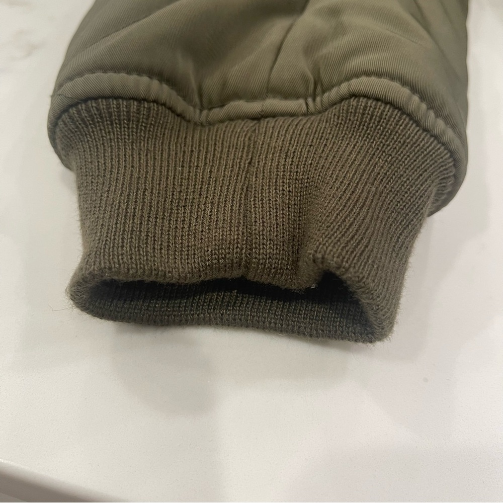Aqua green lined bomber jacket - Picture 5 of 16